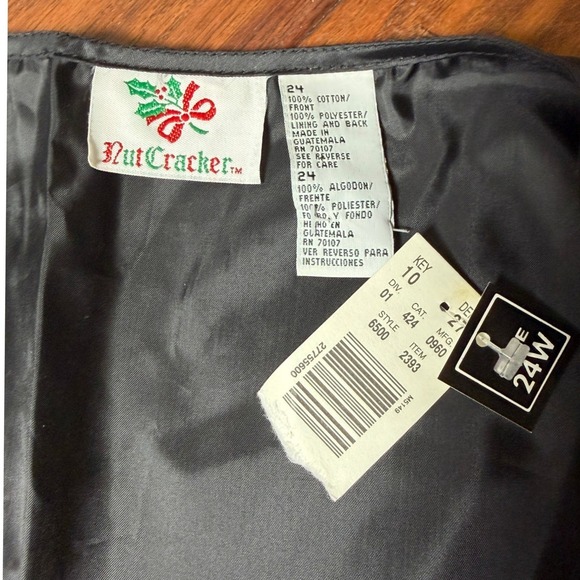 NWT NutCracker Womens 24 L/XL Holiday Teddy Bear Christmas Vest Novelty All Over - Picture 4 of 7